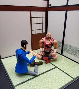 1/12 escena accesorios GSC Japonés de estilo Japonés de casa de muñecas y sala de modelo de fondo de 6 pulgadas de la figura de acción