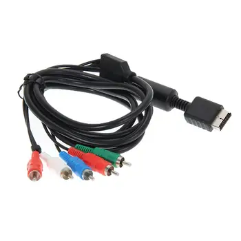 1.8 m/6 PIES HDTV AV Audio Video Cable de Componente de Juego de Cable de Alambre de por Sony para PS2 para PS3 Accesorios Slim Juego de Adaptador de