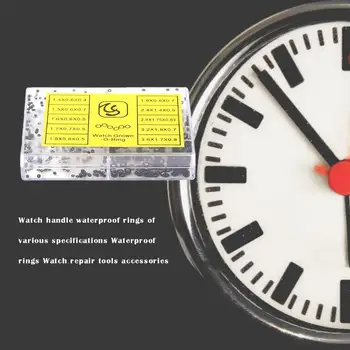 1 Caja De Ronda Anillo De Sello De Goma Mini Arandelas De Sello Impermeable Reloj De Juntas