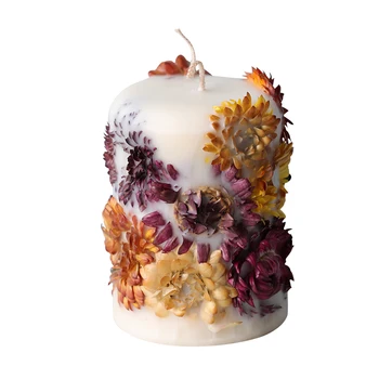1 Caja Real de Flores Secas Secas de las Plantas Para Aromaterapia Velas de Resina Epoxi Colgante de Collar de la Joyería de BRICOLAJE Accesorios para Velas