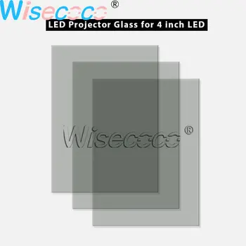 1 pc de cristal polarizador de vidrio de 4 pulgadas, proyector de lcd de las piezas de reparación térmico-aislamiento para Unic UC40 UC46 Rigal 1004
