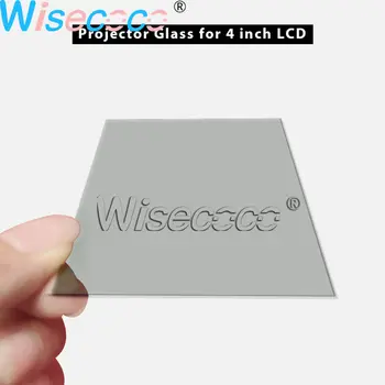 1 pc de cristal polarizador de vidrio de 4 pulgadas, proyector de lcd de las piezas de reparación térmico-aislamiento para Unic UC40 UC46 Rigal