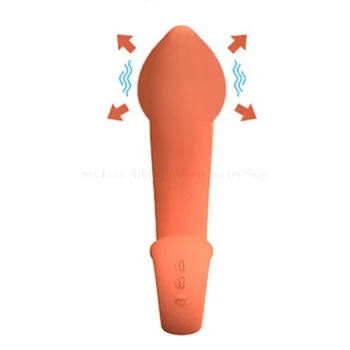 10 La Velocidad Masculina Masajeador De Próstata Inflable Grande Plug Anal Vibrador Butt Plug Anal De Expansión Vibrador Juguetes Sexuales Para Las Mujeres De Los Hombres Gay