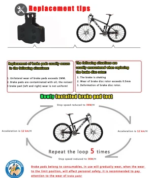10 Pares de MTB de la Bicicleta de Montaña Bicicleta de Pastillas Para Freno a Disco MAGURA MT2 MT4 MT6 MT8 Partes Accesorios