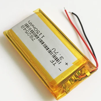 10 pcs 3.7 V 1150mAh 782548 de Polímero de Litio LiPo Recargable de la Batería de células De DVD de la ALMOHADILLA de altavoz de la pc de la tableta del banco del poder de 7.8*25*48 mm