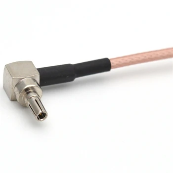 10 Piezas de RF Conector F para CRC9 Cable F Hembra a CRC9 Rightangle RG316 Cable Flexible de 15 cm