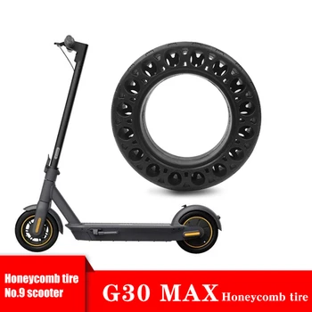 10 pulgadas Duradera de los Neumáticos para Ninebot Max G30 Scooter de Neumáticos Neumáticos Sólidos Amortiguador de Choque de la No-Neumáticos los Neumáticos de Goma de la Amortiguación de la Rueda