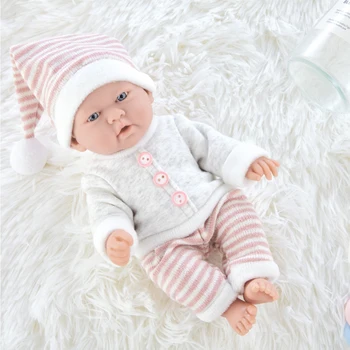 10 Pulgadas Lindo Bebé Reborn Muñecas De Silicona Realista De Los Recién Nacidos Muñeca Juguetes Para Niñas Mini Suave Bebe Reborn Niño Para Regalos De Cumpleaños