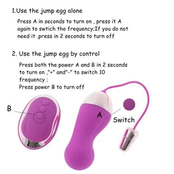 10 velocidades Control Remoto Inalámbrico Vibrador Bala Vibrador Recargable USB Amor Huevos de Juguetes Sexuales, Productos para la Mujer de la Vagina de la Máquina