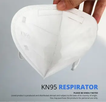 100 piezas KN95 la máscara de la cara 5 filtro de la capa de polvo de puerto PM2.5 mascarillas FFP2 de telas no tejidas de Protección de la salud máscara N95 entrega rápida