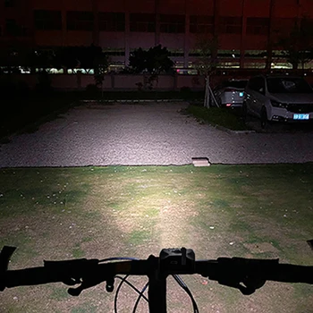 10000mAh Luz de la Bici Recargable USB 3000 Lúmenes de la Bicicleta del Faro 5T6 LED Super Brillante Linterna Luces Delanteras y la parte Posterior de la luz Trasera