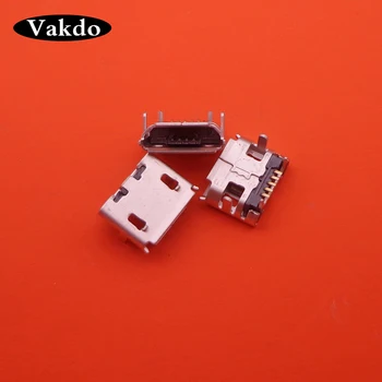 1000pcs/lot mini puerto de carga Micro USB jack enchufe del conector dock enchufe Para Blackberry 8520 para Lenovo IdeaTab A2109 U018 3100