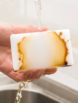 100pcs/pack de 100*60*20 mm de Melamina Blanca de la Esponja de la Magia de Esponja de goma de borrar Para la Cocina de la Oficina de la Limpieza del Baño de Esponja