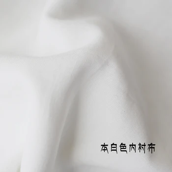 100x140cm Tela de Algodón Blanco Bordado Hueco de Encaje de Tela de Costura de Telas para Patchwork DIY Vestido de Novia hechos a Mano Material de