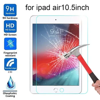 10D 9H Vidrio Templado para el iPad de Apple Aire 3 2019 Protector de Pantalla para I Pad Aire 10.5 Pulgadas 2019 Air3 Protectora de la Tableta de la Película de Cristal