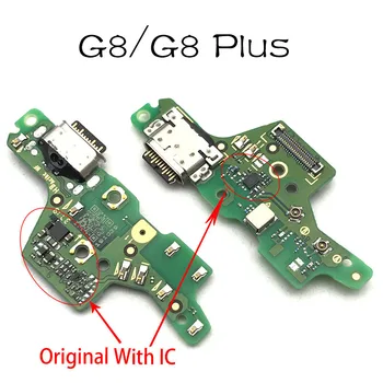 10Pcs/Lot, Conector para base Dock Cargador USB Puerto de Carga Flex Cable Para Motorola Moto G8 / G8 Play / G8 y Piezas de Repuesto