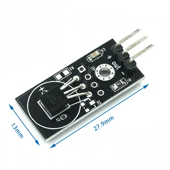 10pcs/lot DC5V Sensor de Temperatura Digital DS18B20 Módulo