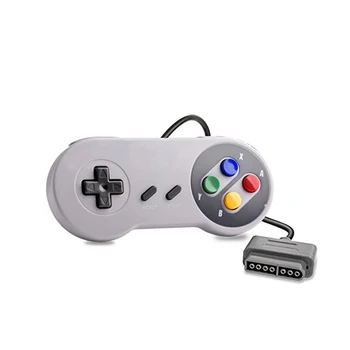 10PCS/lot Gamepad de 16 Bits del Controlador para Super Nintendo SNES Sistema de Control de la Consola de la Almohadilla