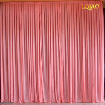 10x20ft Burdeos/Rojo de Hielo de seda de la boda elegante telón de fondo de la cortina de la cortina de la boda suministros simple cortina cortinas de fondo para la fiesta 8133