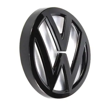 110 mm, de color Negro Brillante Trasero Tapa de la Cajuela Insignia Emblema Logo de Reemplazo para Volkswagen Golf MK7 185789