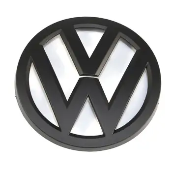 110 mm de color Negro Mate, Tapa de la Cajuela Trasera Insignia Emblema Logo de Reemplazo para Volkswagen Golf MK7 36977