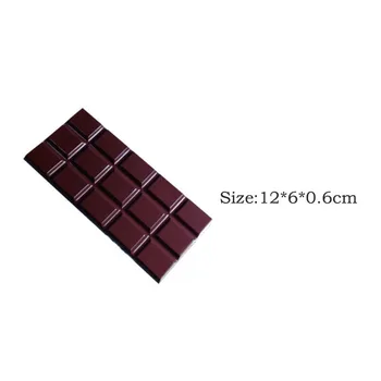 12 * 6 * 0.6 cm de policarbonato barra de chocolate del molde ,BRICOLAJE bicarbonato de confitería herramientas de dulce de caramelo de chocolate del molde