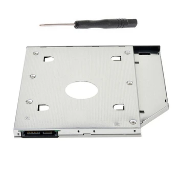 12.7 mm 2ª Unidad de disco Duro SSD HDD Caddy para HP Pavilion DV3 DV4 DV5 DV5Z DV5T DV6 DV7 DV8 HDX18 HDX16 TS-LB23L