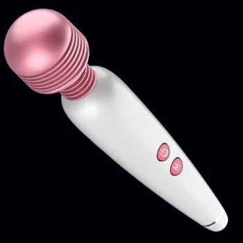 12 la Velocidad de la Varita Mágica Consolador Vibrador Estimulador de Clítoris Vibrador para Mujeres Adultos de Sexo Masturbador Vibrador de Carga