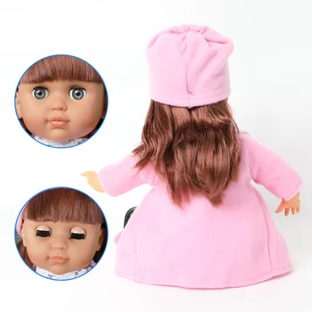 14 pulgadas reales bebe reborn Dolls Simulación de sonido de juguetes 36cm de suave Silicona DIY vestido de la Muñeca del Bebé regalos de Cumpleaños para los Juguetes de las niñas