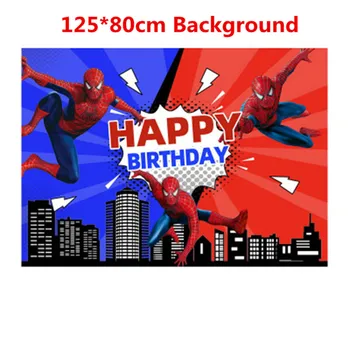 153pcs Spiderman Héroe de Látex Arco Kit Guirnalda de Globos de 30