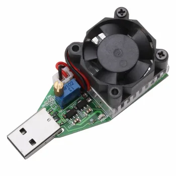 15W 3.7-13V Electrónica Industrial Resistencia de Carga del USB de la Descarga de la Batería Probador de Nuevo