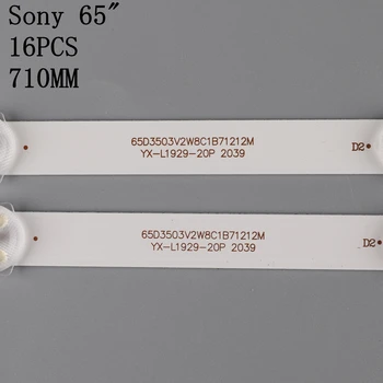 16PCS de la retroiluminación LED de la tira kit de barra de CX-65S03E01 para Sony 65