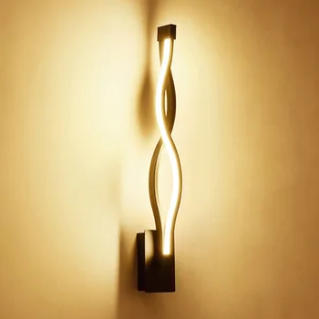 16W LED Moderna lámpara de Pared, Lámpara Aplique de la Pared del Dormitorio de la Mesita de la Lámpara de Iluminación AC85-265V