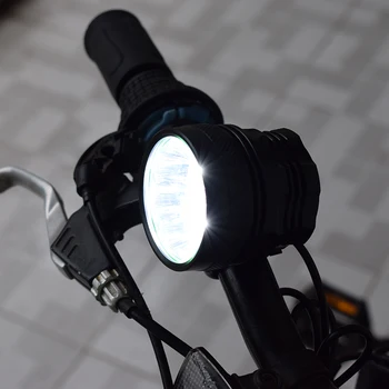 18000LM 9*T6 LED de Luz de la Bici de la Bicicleta de Montaña de Cabeza de la Lámpara de la Bicicleta del Faro de Bicicleta Linterna + Recargable 18650 Batería+ Cargador