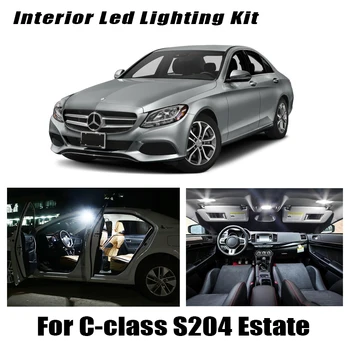 19pcs LED de la lámpara de la Luz interior de la Bombilla Kit Para la clase C de Mercedes S204 Estate Wagon C180 C220 C230 C250 C280 C300 C320 C350 C63 AMG