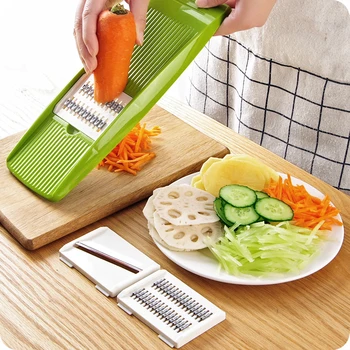 1pc Creativo Multifuncional Trituradora Rallador de Cocina de Patatas de la Cortadora de Accesorios de Cocina