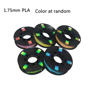 1Pc de la Impresora 3D Parte 0.2 KG 1,75 mm PLA Filamento de la Impresión del PLA Material Colorido Para el Extrusor de la Pluma del arco iris de Plástico de Color al Azar C26