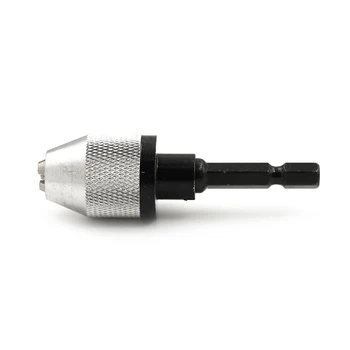 1pc Nuevo 0.3-6.5 mm Twist Drill Chuck Destornillador de Impacto Controlador de Adaptador Eléctrico para la Amoladora de la Alimentación de las Herramientas de Mayorista