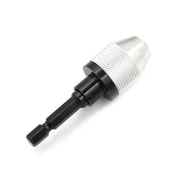 1pc Nuevo 0.3-6.5 mm Twist Drill Chuck Destornillador de Impacto Controlador de Adaptador Eléctrico para la Amoladora de la Alimentación de las Herramientas de Mayorista
