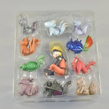 1Pcs/set de figuras de Acción, Juguetes de PVC Bebé Bijuu Kyuubi Kurama Niños de Navidad Modelo de la Colección de Juguetes