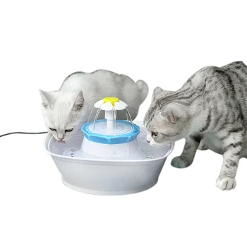 2.3 L Automático Gato Dispensador de Agua LED USB Eléctrico Perro de Mascota Silencio Bebedor cubeta de alimentación animal doméstico Fuente de Agua Potable