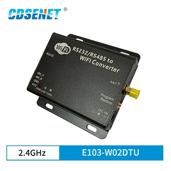 2.4 GHz WIFI DTU rf Inalámbrico Módulo RS232 Puerto Serial RS485 CDSENET E103-W02-DTU CC3200 Transmisor de 2,4 ghz WIFI Servidor