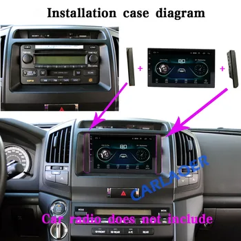 2 Din Marco Para Radio de Coche para Toyota Camry Vios, Corolla Deseo de Altis 4500 para la mayoría de Toyota vieja radio de Audio Estéreo en el Panel Kit de ajuste