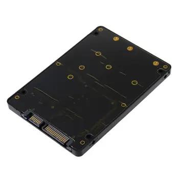 2 En 1 M. 2 NGFF B+M Clave de la tarjeta Mini PCI-E o SSD mSATA a SATA III de la Tarjeta de Adaptador para la Plena SSD Msata/ 2230/2242/2260/M2 22x80