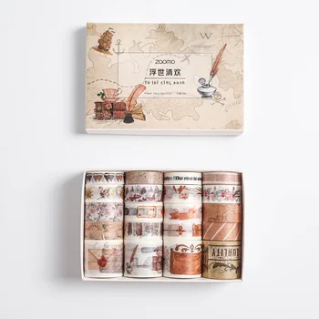 20 pcs/lot Kawaii Retro Washi tape Set Lindo DIY Decoración de la etiqueta Engomada de Scrapbooking Adhesivo de Cinta de Enmascarar de papelería regalo