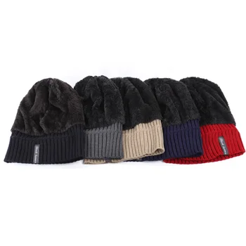 2019 de invierno de los hombres de la moda además de terciopelo de terciopelo sombrero cómodo de gama alta de los hombres y de las mujeres cálido acolchado suave sombrero masculino