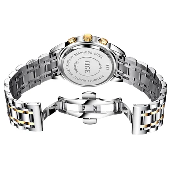 2019 LIGE Nuevos Relojes de los Hombres de Lujo de la Marca Cronógrafo de los Hombres Relojes de los Deportes Completo Impermeable de Acero de Cuarzo Reloj de los Hombres Relogio Masculino