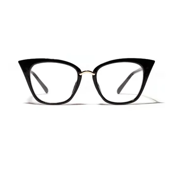 2019 Retro Gafas Ojo De Gato Marco Mujeres Óptico Transparente Miopía Gafas De Los Hombres De Pc Gafas Vintage Eyewear
