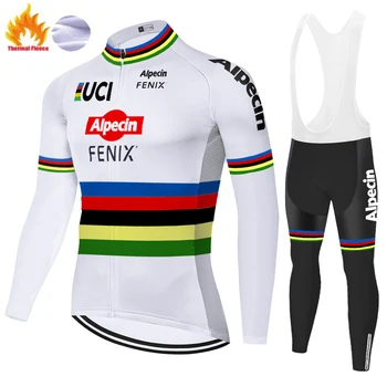2020 alpecin fenix jersey de Ciclismo de Invierno de Lana Térmica de ciclismo ropa hombre Hombres ropa ciclismo hombre invierno uniforme
