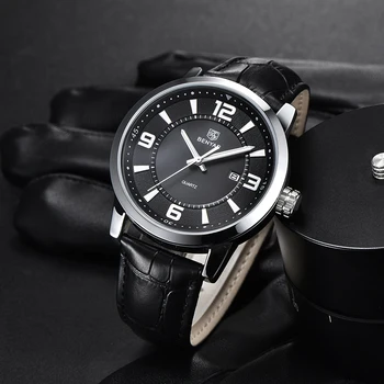 2020 BENYAR marcas de moda, hombres relojes de cuarzo de fecha automática reloj impermeable del deporte del reloj de los hombres de negocios de relojes para los hombres de lujo de nueva